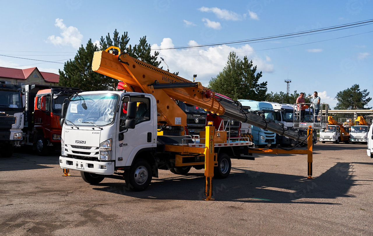 Новый Грузовик с подъемником Isuzu Elf: фото 24