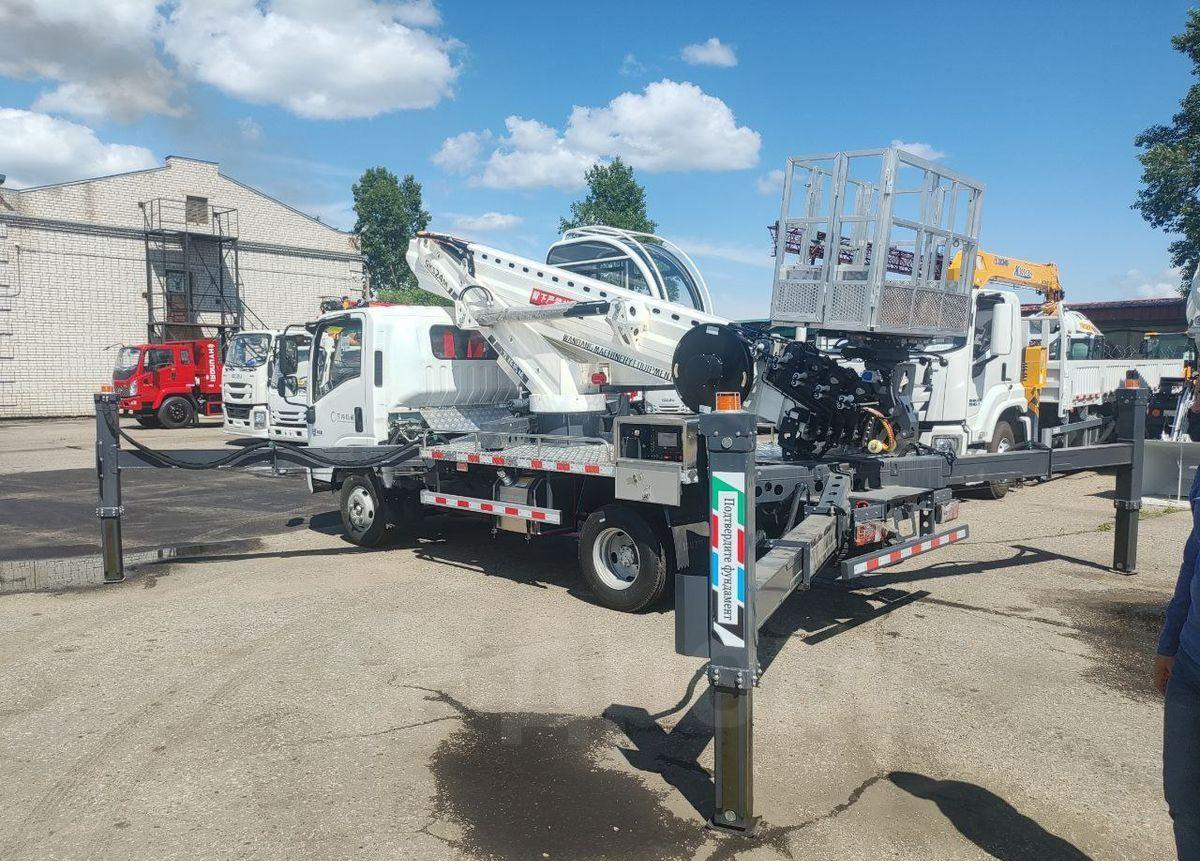 Новый Грузовик с подъемником Isuzu Elf: фото 33