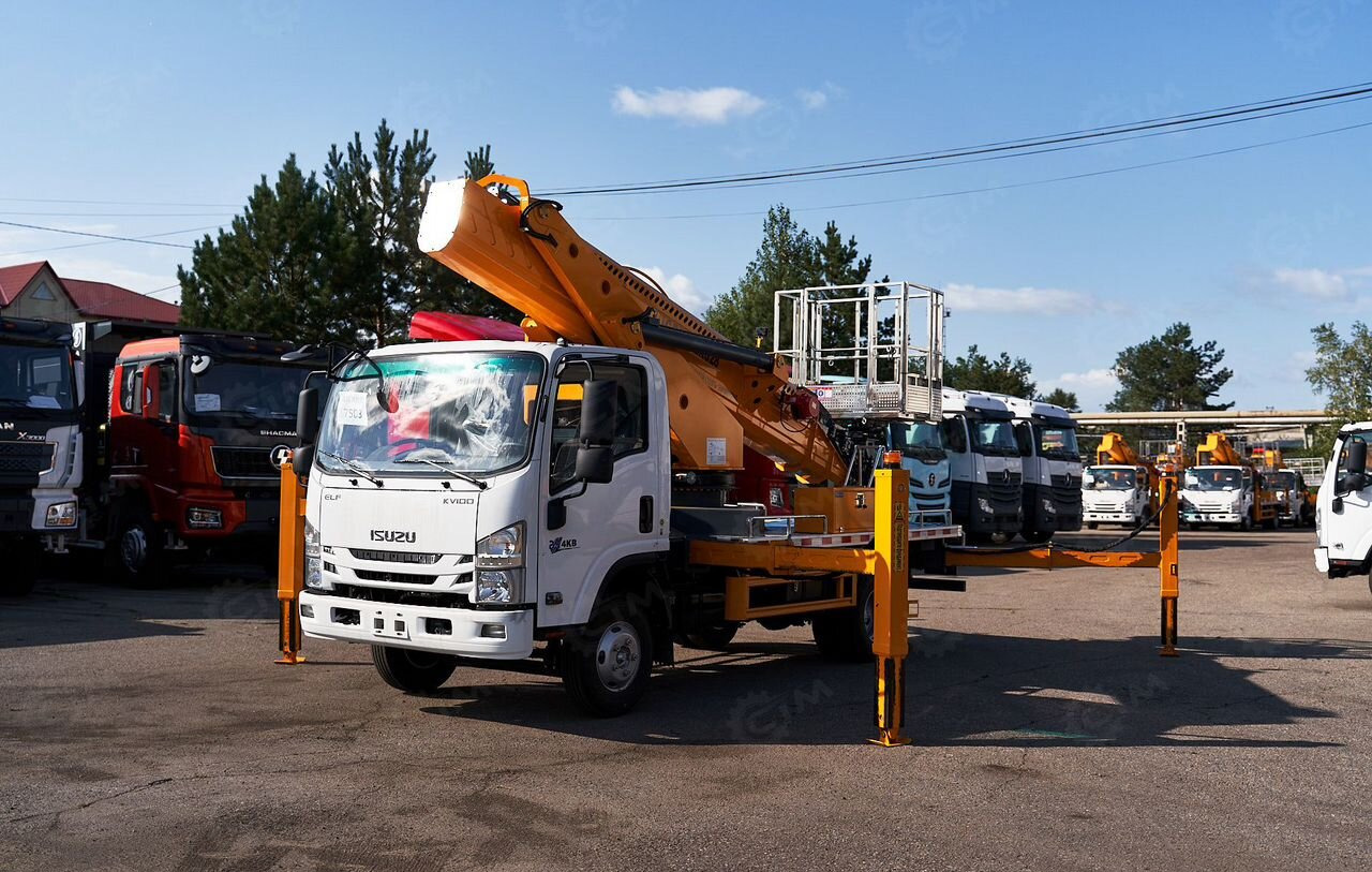 Новый Грузовик с подъемником Isuzu Elf: фото 20