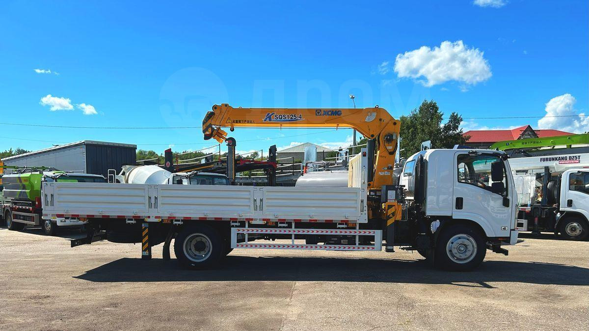 Новый Грузовик бортовой/ Платформа, Автоманипулятор Isuzu Elf: фото 8