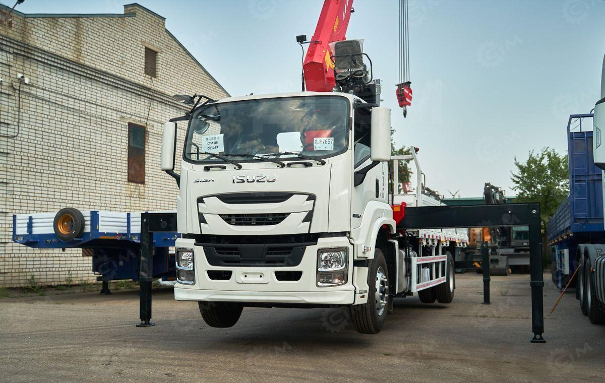 Новый Грузовик бортовой/ Платформа, Автоманипулятор Isuzu Giga: фото 23