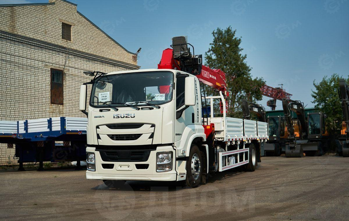 Новый Бортовой грузовик/ Платформа, Автоманипулятор Isuzu Giga: фото 38