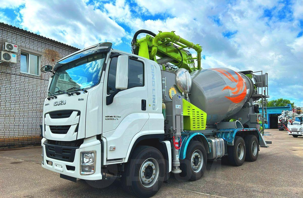 Новый Автобетоносмеситель Isuzu Giga: фото 9