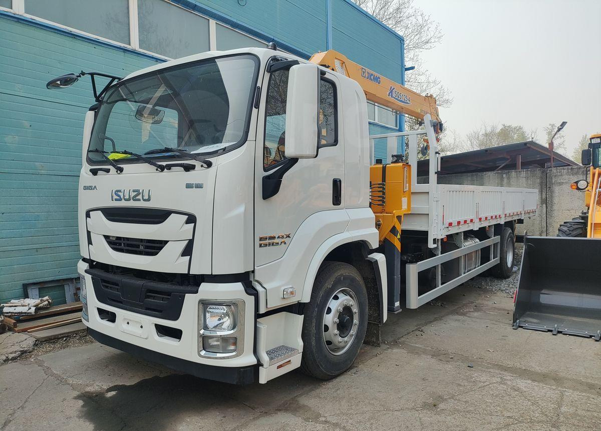 Новый Бортовой грузовик/ Платформа, Автоманипулятор Isuzu Giga: фото 11