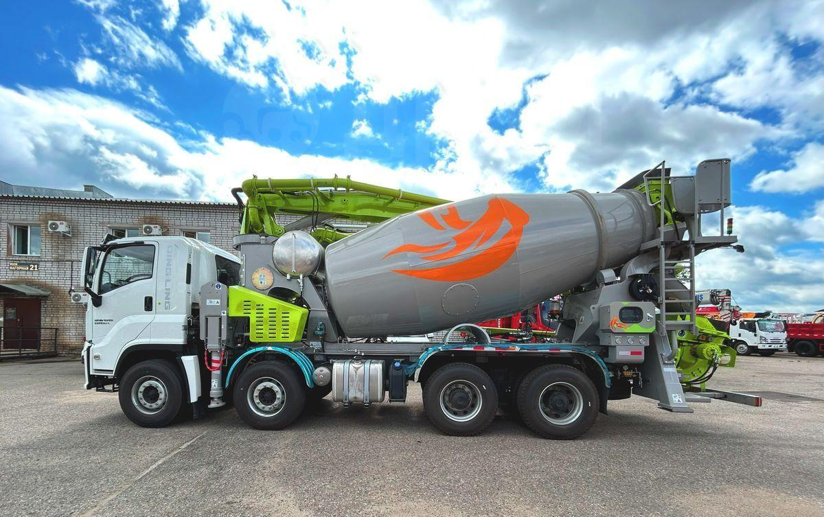 Новый Автобетоносмеситель Isuzu Giga: фото 8