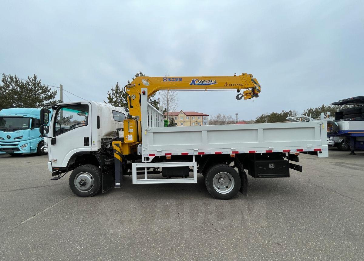 Новый Грузовик бортовой/ Платформа, Автоманипулятор Isuzu KV100: фото 8