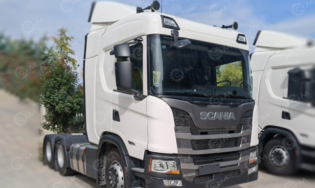 Тягач SCANIA G 500 A6x2NA 20N CN6 Opc RET White 2.71 disc 3.35m 525L 525L S - Тягач: фото 1 Тягач SCANIA G 500 A6x2NA 20N CN6 Opc RET White 2.71 disc 3.35m 525L 525L S - Тягач: фото 1
