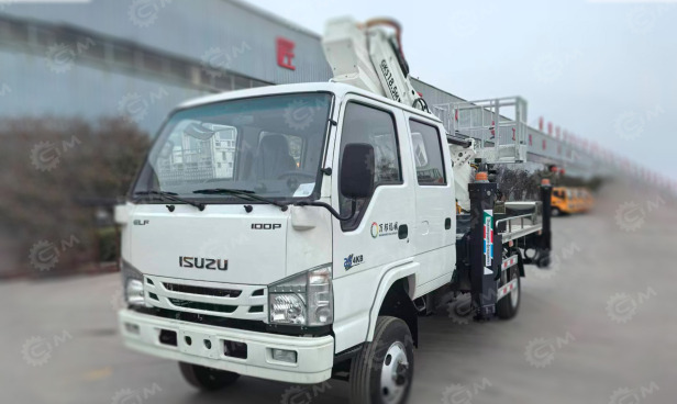 Автовышка VIGRUS GKS18 на шасси ISUZU 4Х2 дв 96kw сдвоенная кабина высота подъёма 18м - Грузовик с подъемником: фото 1 Автовышка VIGRUS GKS18 на шасси ISUZU 4Х2 дв 96kw сдвоенная кабина высота подъёма 18м - Грузовик с подъемником: фото 1
