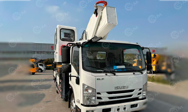 Автовышка на шасси ISUZU 4Х2 дв 139kw высота подъёма 24м гп 400кг рабочая площадка 3000×900×120 - Грузовик с подъемником: фото 1 Автовышка на шасси ISUZU 4Х2 дв 139kw высота подъёма 24м гп 400кг рабочая площадка 3000×900×120 - Грузовик с подъемником: фото 1