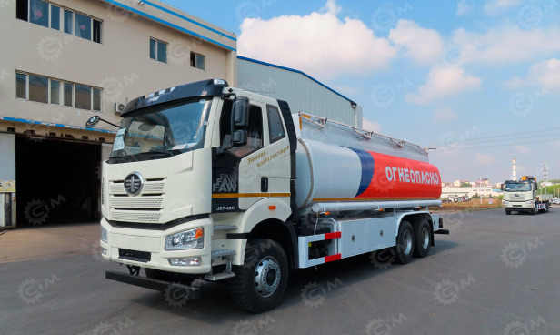 Бензовоз на шасси FAW 6х4 дв 309Kw бочка 22м3 c установкой для заправки - Грузовик-цистерна: фото 1 Бензовоз на шасси FAW 6х4 дв 309Kw бочка 22м3 c установкой для заправки - Грузовик-цистерна: фото 1