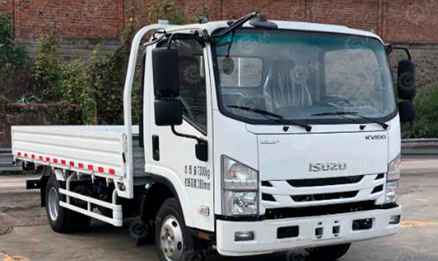 Грузовик бортовой/ Платформа Бортовой грузовик ISUZU 4x4 дв 96Kw гп 1т под категорию В, тент на кузов: фото 1