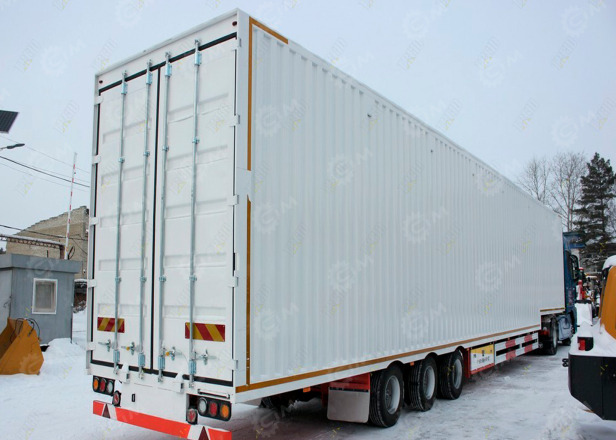 Цельнометаллический фургон полуприцеп AMUR, 3и оси, ширина 3м - Полуприцеп-фургон: фото 1 Цельнометаллический фургон полуприцеп AMUR, 3и оси, ширина 3м - Полуприцеп-фургон: фото 1