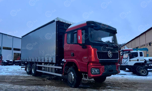 Фургон шторный на шасси SHACMAN 6х4 дв. 430 л.с Х5000 кузов 7500*2550*2550 - Тентованный грузовик: фото 1 Фургон шторный на шасси SHACMAN 6х4 дв. 430 л.с Х5000 кузов 7500*2550*2550 - Тентованный грузовик: фото 1