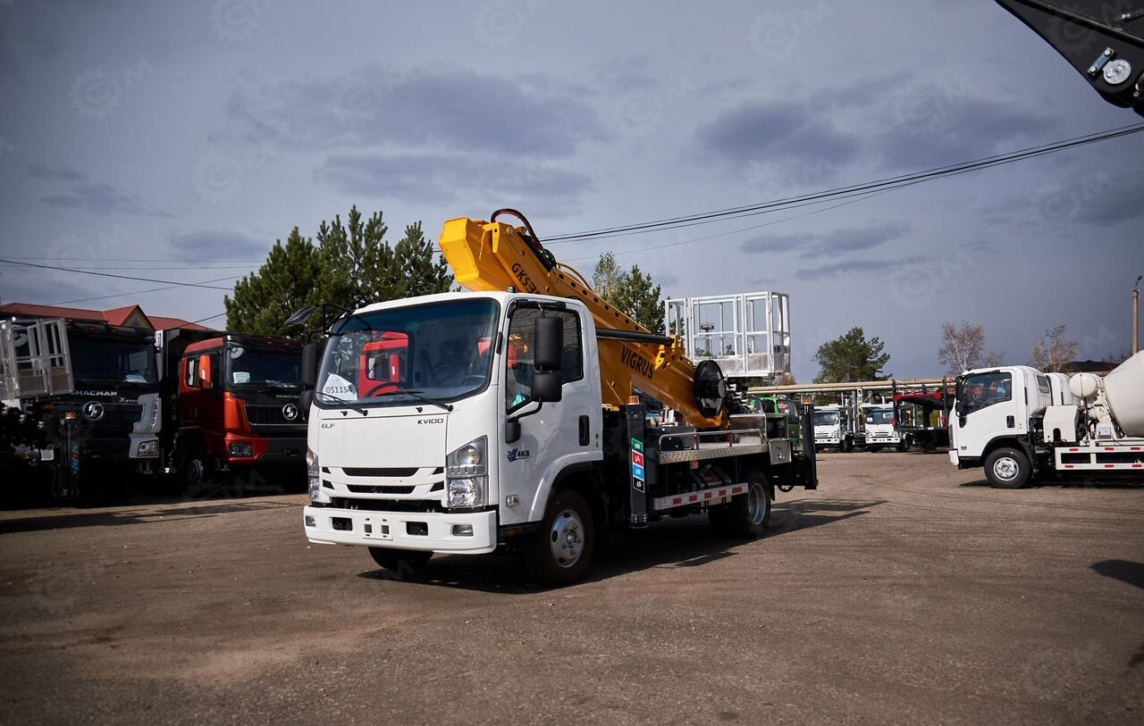 Новый Грузовик с подъемником Isuzu Elf: фото 20 Новый Грузовик с подъемником Isuzu Elf: фото 20