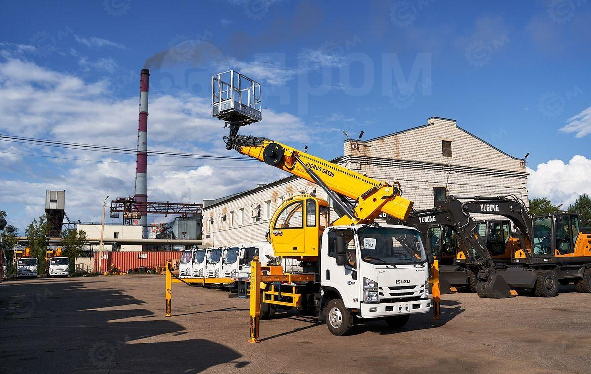 Новый Грузовик с подъемником Isuzu Elf: фото 23 Новый Грузовик с подъемником Isuzu Elf: фото 23