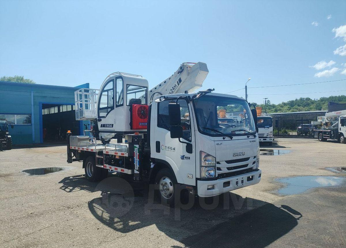 Isuzu Elf - Грузовик с подъемником: фото 2 Isuzu Elf - Грузовик с подъемником: фото 2