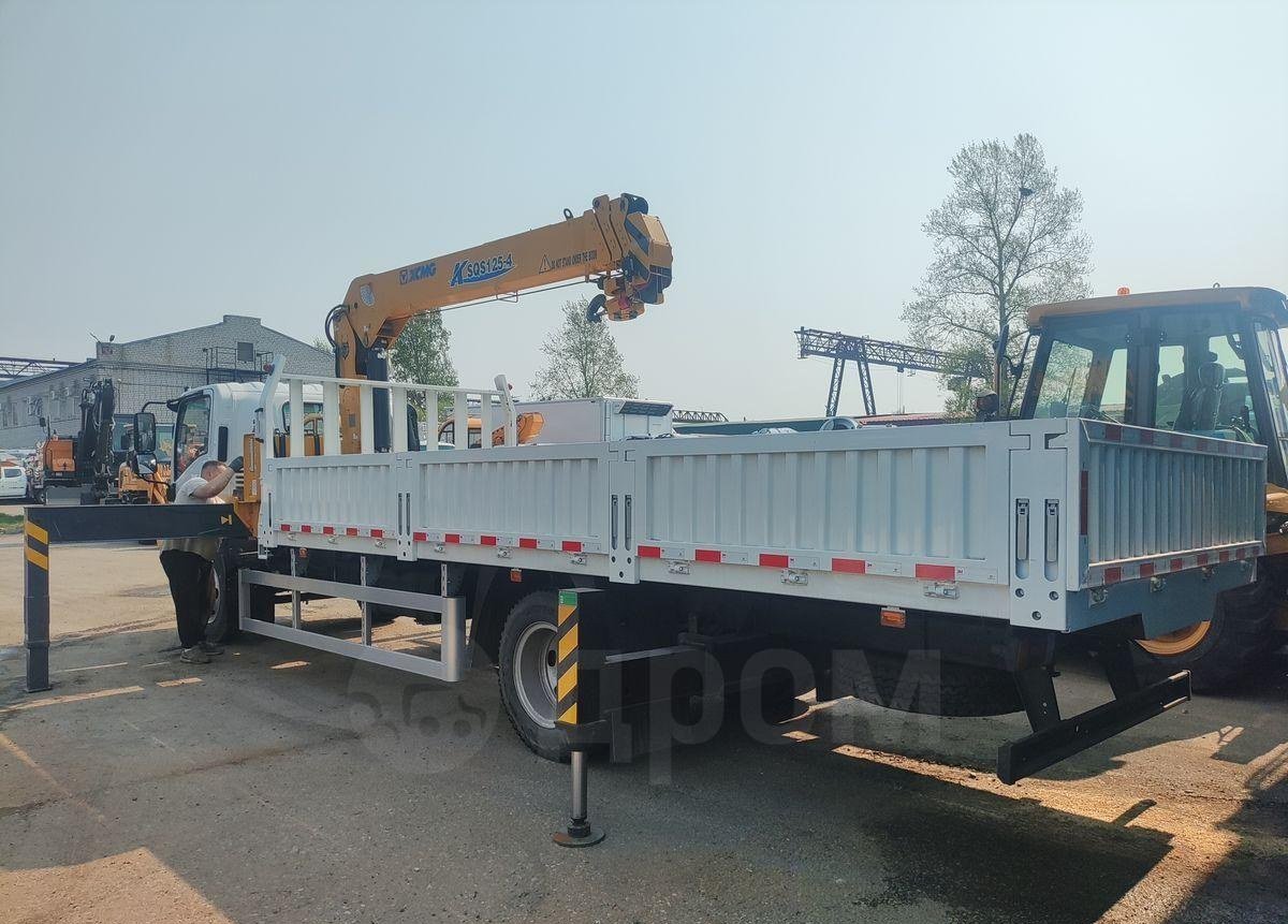 Новый Грузовик бортовой/ Платформа, Автоманипулятор Isuzu Elf: фото 8