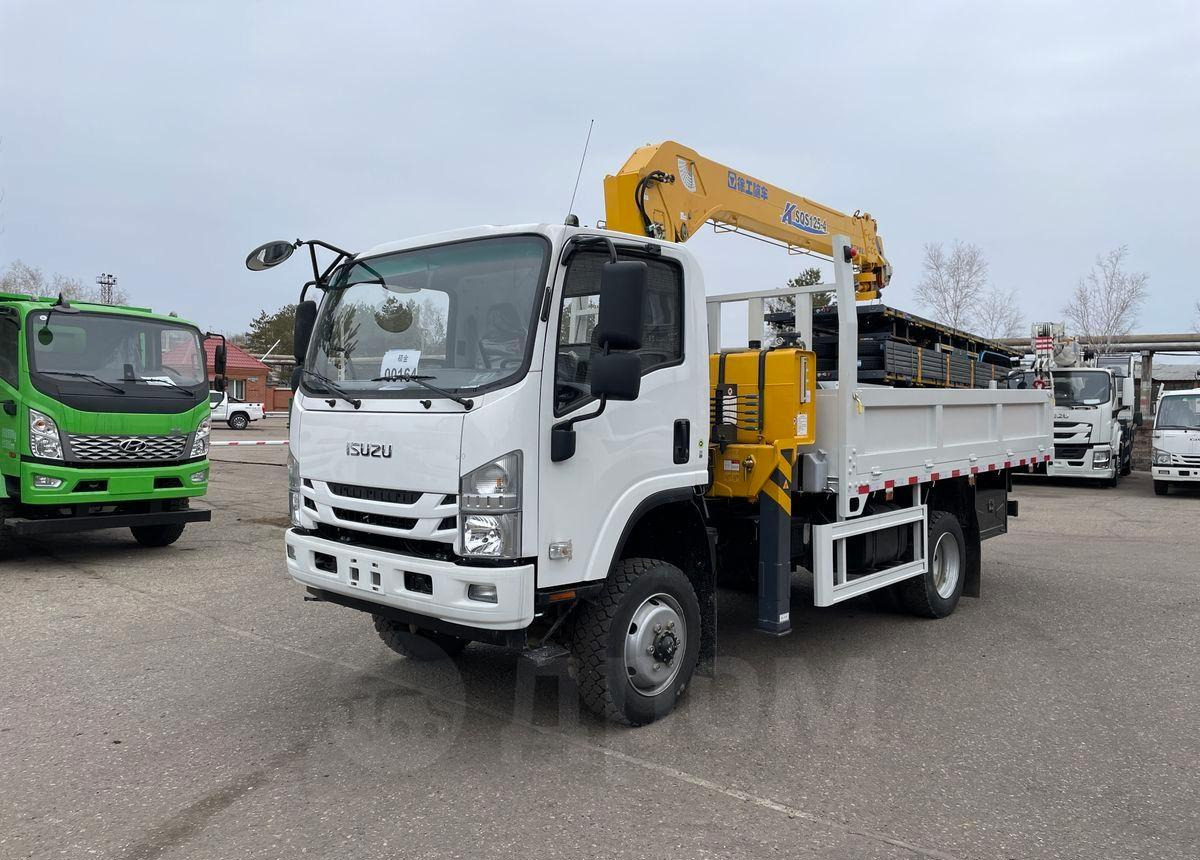 Isuzu KV100 - Грузовик бортовой/ Платформа, Автоманипулятор: фото 1 Isuzu KV100 - Грузовик бортовой/ Платформа, Автоманипулятор: фото 1