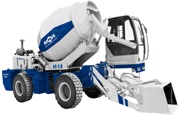 Самозагружающий автобетоносмеситель AIMIX AS-2.6 - Автобетоносмеситель: фото 1 Самозагружающий автобетоносмеситель AIMIX AS-2.6 - Автобетоносмеситель: фото 1
