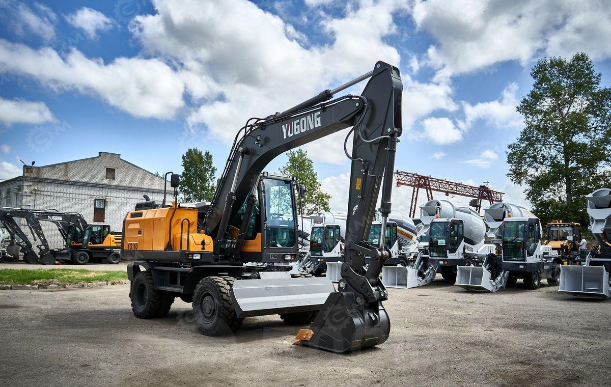 Yugong YG160 - Колёсный экскаватор: фото 1 Yugong YG160 - Колёсный экскаватор: фото 1