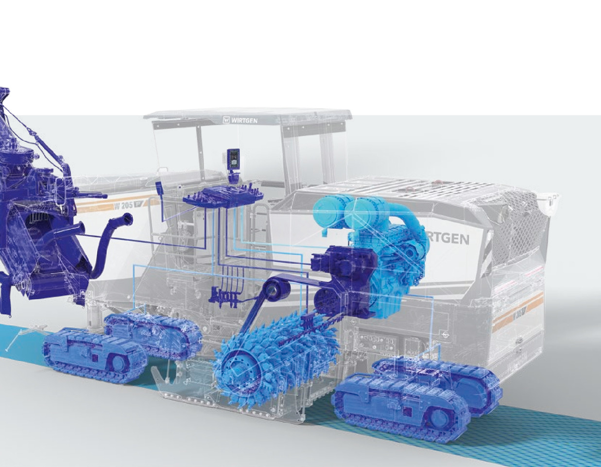 Wirtgen W 205P - Дорожная фреза: фото 4 Wirtgen W 205P - Дорожная фреза: фото 4