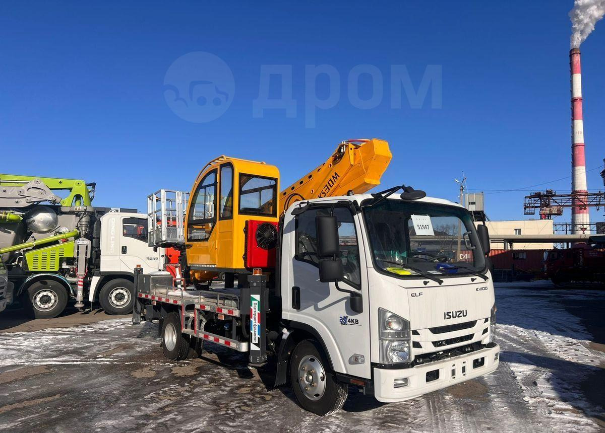 Isuzu 100P - Грузовик с подъемником: фото 1 Isuzu 100P - Грузовик с подъемником: фото 1