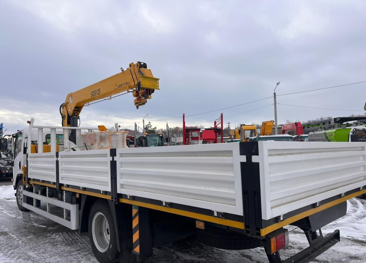 Новый Грузовик бортовой/ Платформа, Автоманипулятор Isuzu Elf (N-series): фото 6