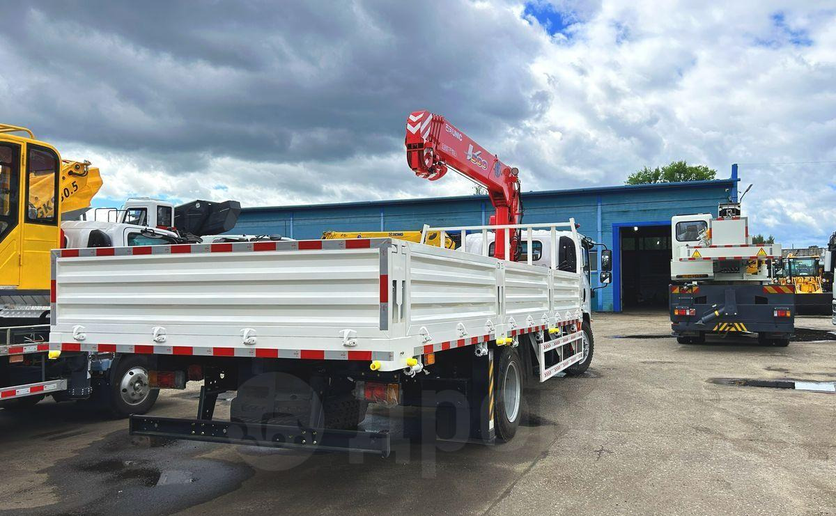 Новый Грузовик бортовой/ Платформа, Автоманипулятор Isuzu Elf: фото 6