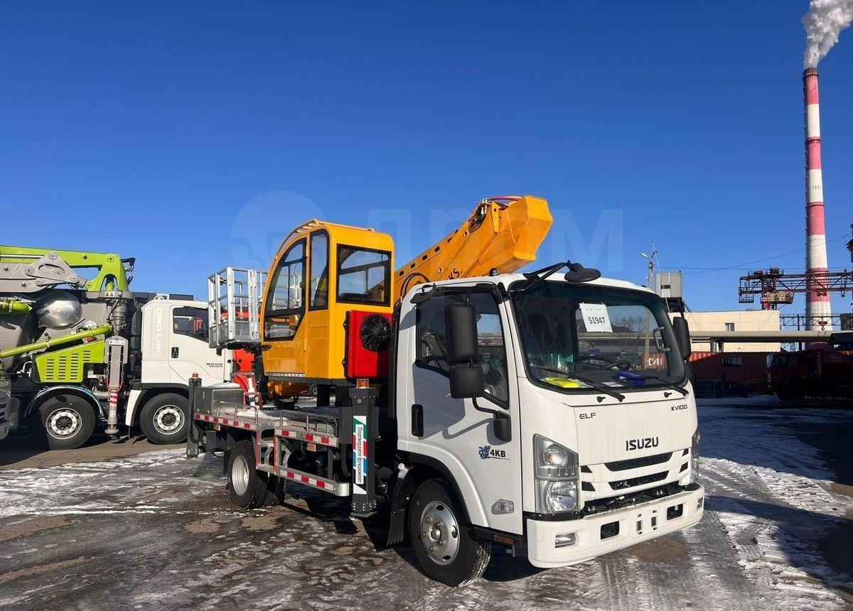 Isuzu Elf - Автовышка: фото 1 Isuzu Elf - Автовышка: фото 1