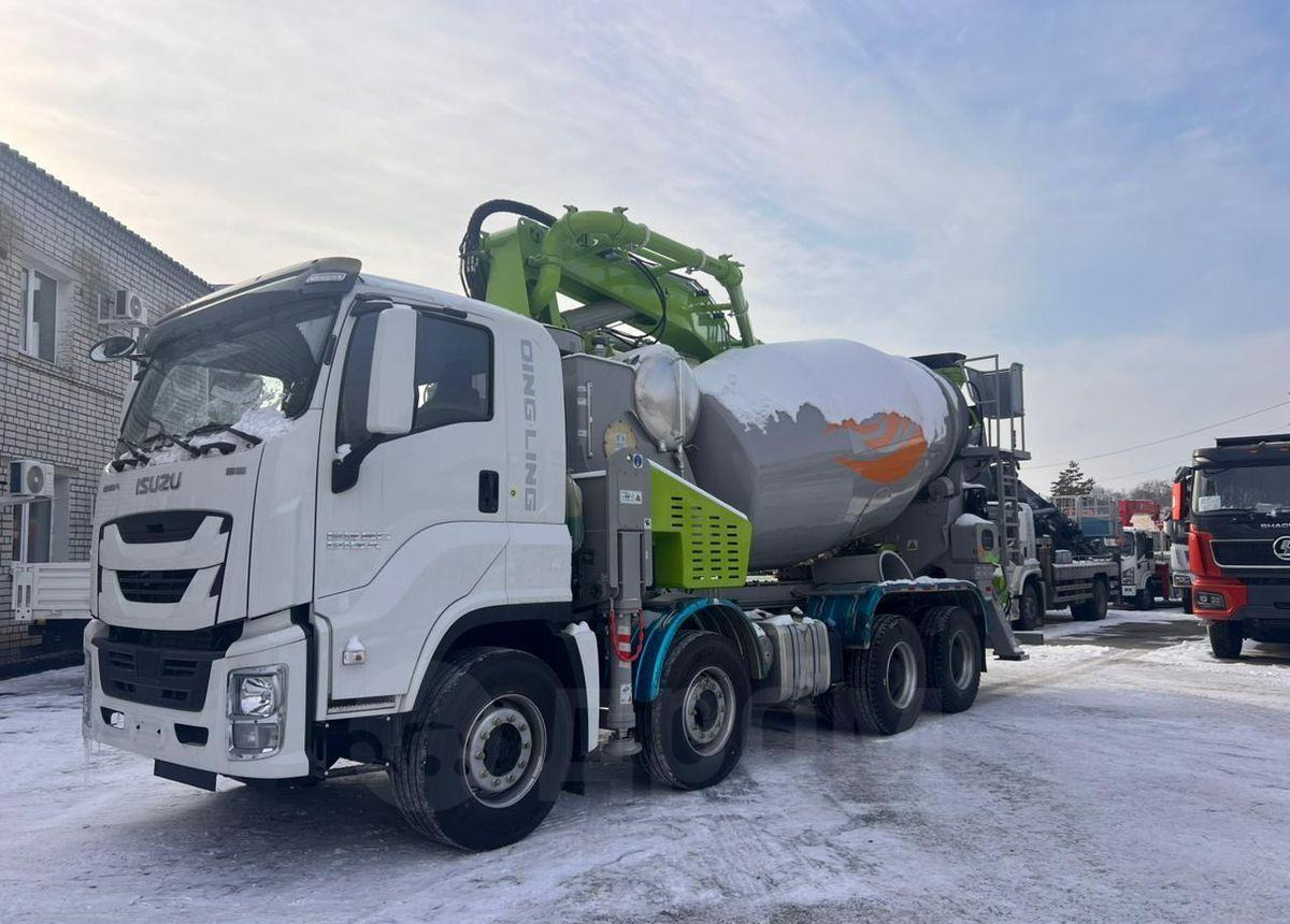 Isuzu Giga - Автобетоносмеситель: фото 1 Isuzu Giga - Автобетоносмеситель: фото 1