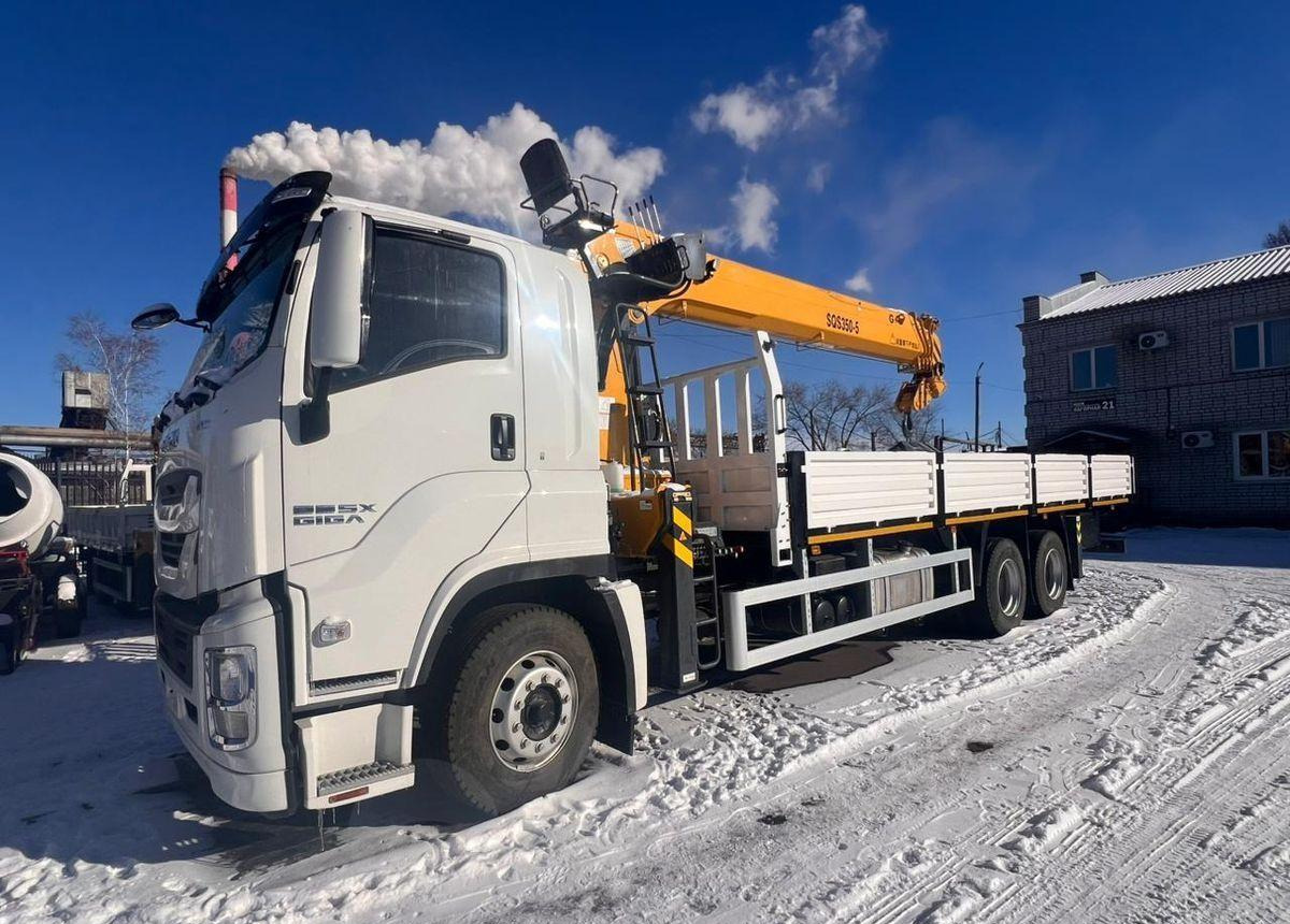 Isuzu Giga - Грузовик бортовой/ Платформа, Автоманипулятор: фото 3 Isuzu Giga - Грузовик бортовой/ Платформа, Автоманипулятор: фото 3