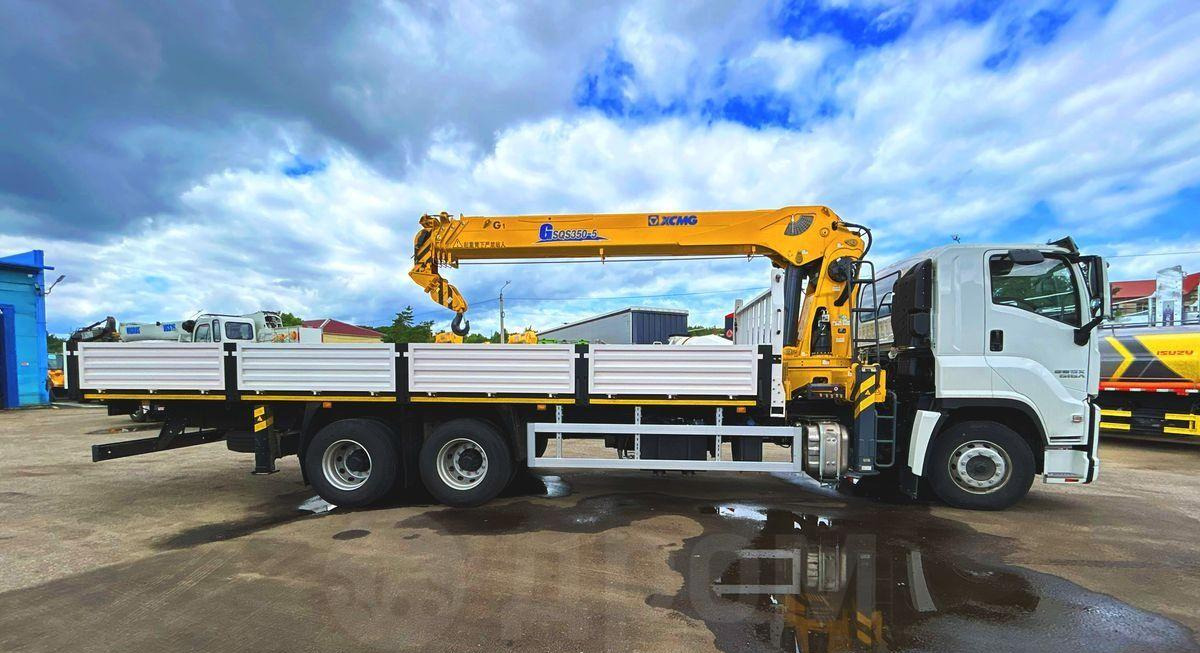 Новый Грузовик бортовой/ Платформа, Автоманипулятор Isuzu Giga: фото 10