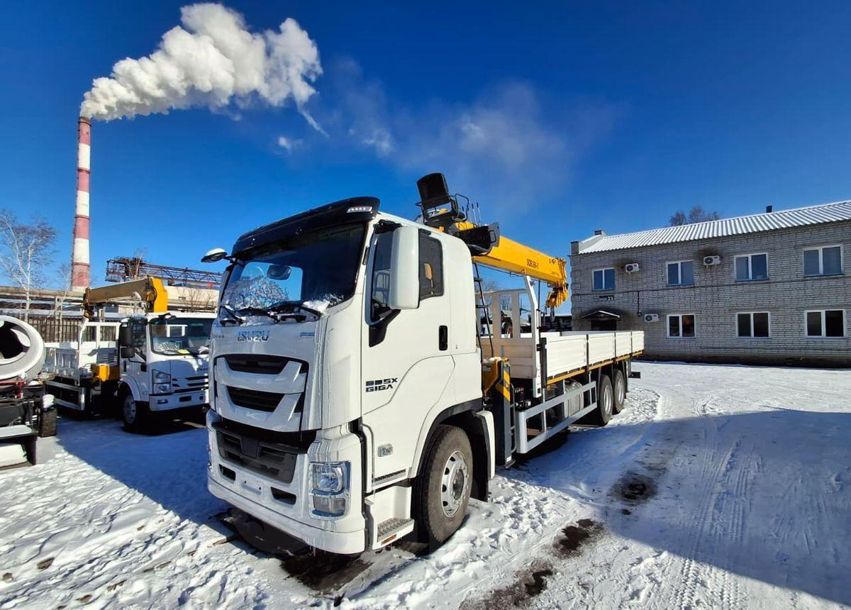 Новый Бортовой грузовик/ Платформа, Автоманипулятор Isuzu Giga: фото 12 Новый Бортовой грузовик/ Платформа, Автоманипулятор Isuzu Giga: фото 12