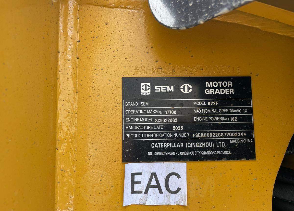 Новый Грейдер SEM 922F AWD: фото 8 Новый Грейдер SEM 922F AWD: фото 8