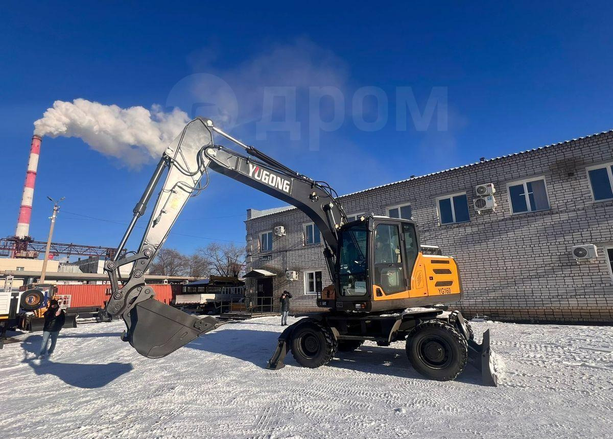 Yugong YG160 - Колёсный экскаватор: фото 3 Yugong YG160 - Колёсный экскаватор: фото 3