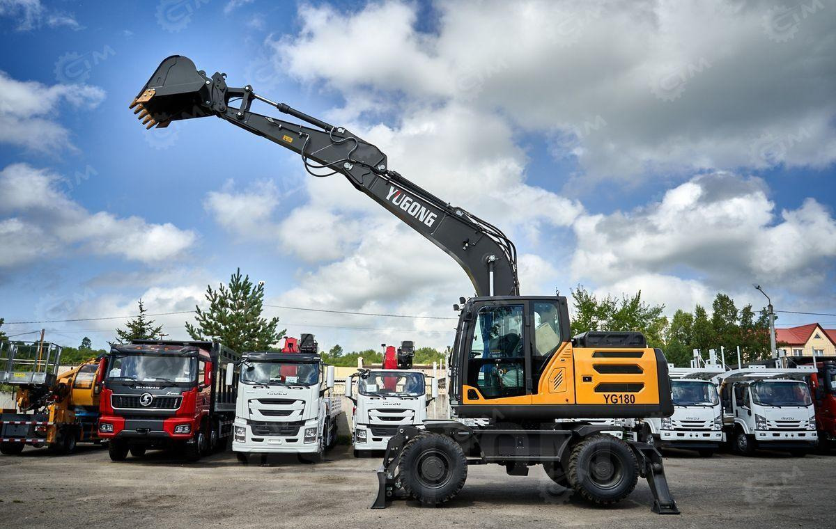 Новый Колёсный экскаватор Yugong YG180: фото 8