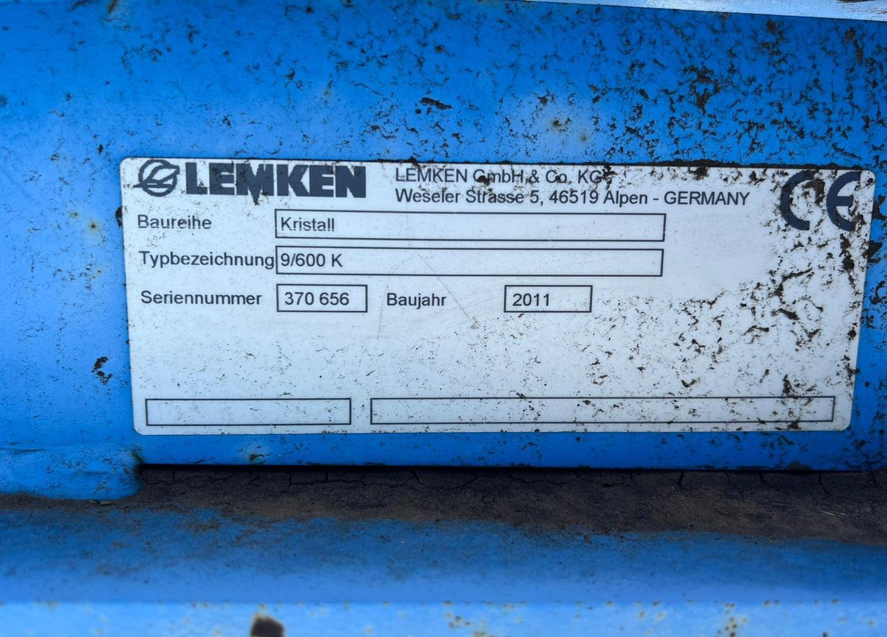Культиватор компактный стерневой Lemken Kristall 9/600К - Культиватор: фото 2 Культиватор компактный стерневой Lemken Kristall 9/600К - Культиватор: фото 2