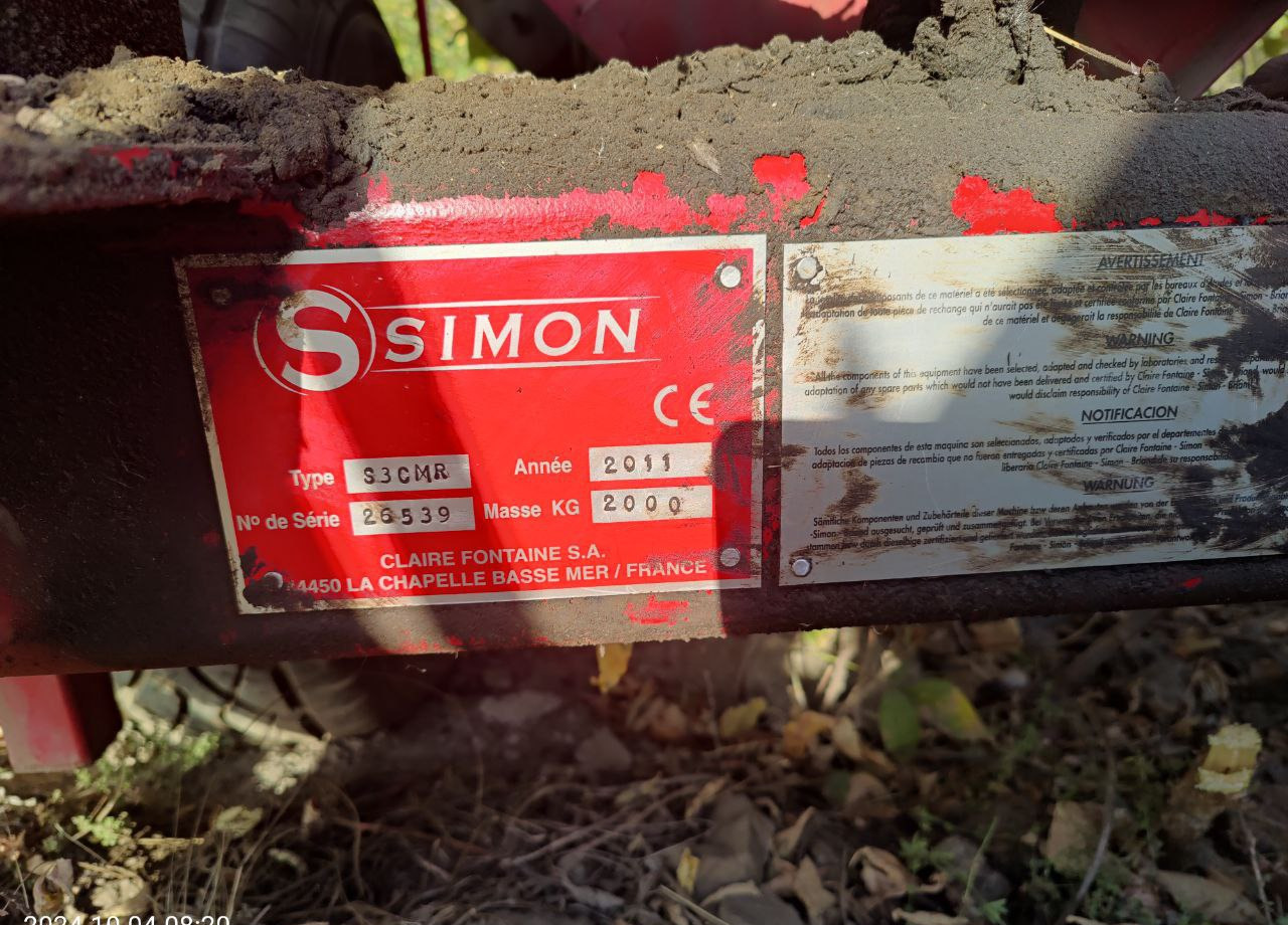 Морковоуборочный комбайн Simon S3CMR - Комбайн: фото 3 Морковоуборочный комбайн Simon S3CMR - Комбайн: фото 3