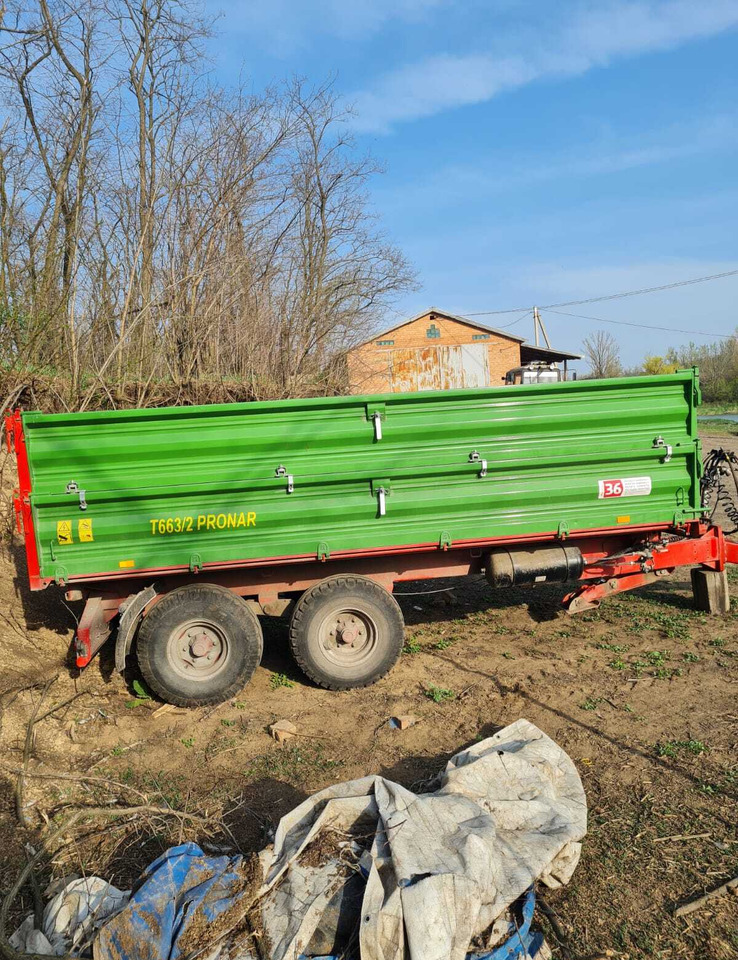 Прицеп на трактор PRONAR T663/2 - Сельскохозяйственный прицеп-самосвал: фото 1 Прицеп на трактор PRONAR T663/2 - Сельскохозяйственный прицеп-самосвал: фото 1