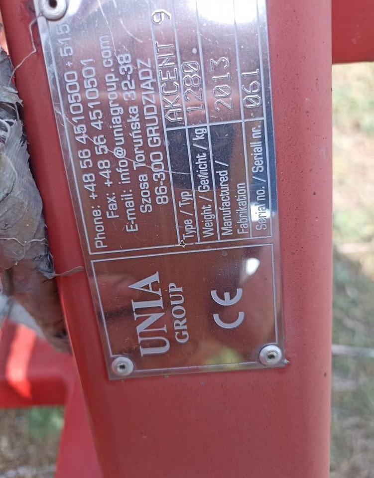 Борона пружинная Unia Akcent: фото 6