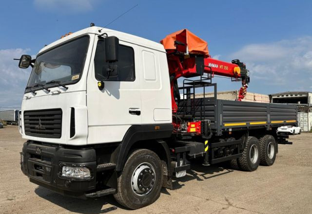 МАЗ 6312С5-8575-012 - Грузовик бортовой/ Платформа, Автоманипулятор: фото 1 МАЗ 6312С5-8575-012 - Грузовик бортовой/ Платформа, Автоманипулятор: фото 1