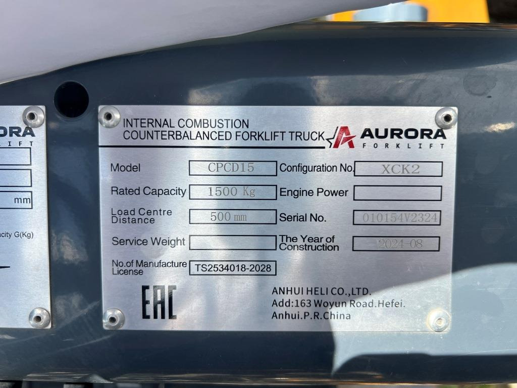 Дизельный погрузчик AURORA CPCD15 Автопогрузчик вилочный: фото 6