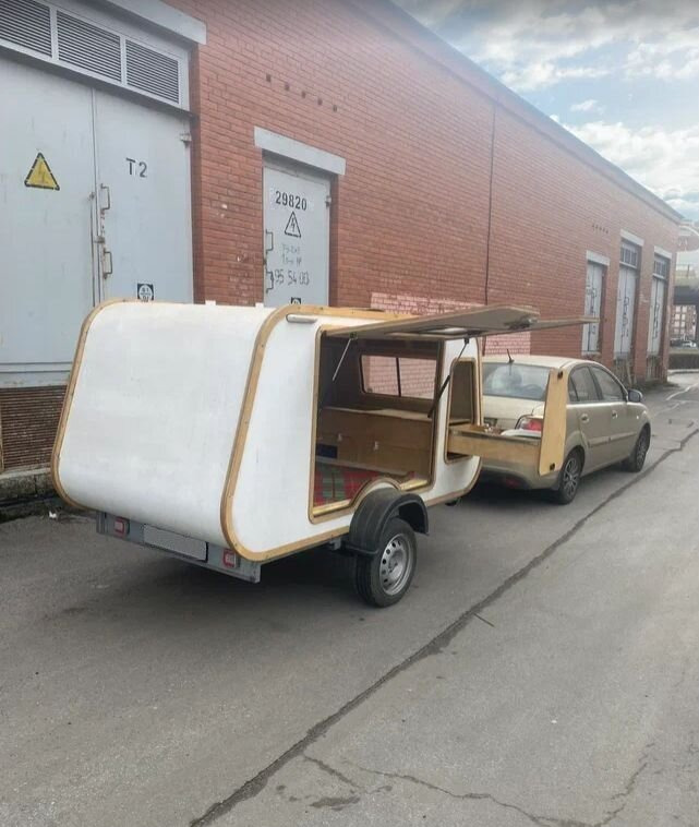 Самодельная / Другая Самодельная / Другая - Прицеп-дача (кемпер): фото 1 Самодельная / Другая Самодельная / Другая - Прицеп-дача (кемпер): фото 1