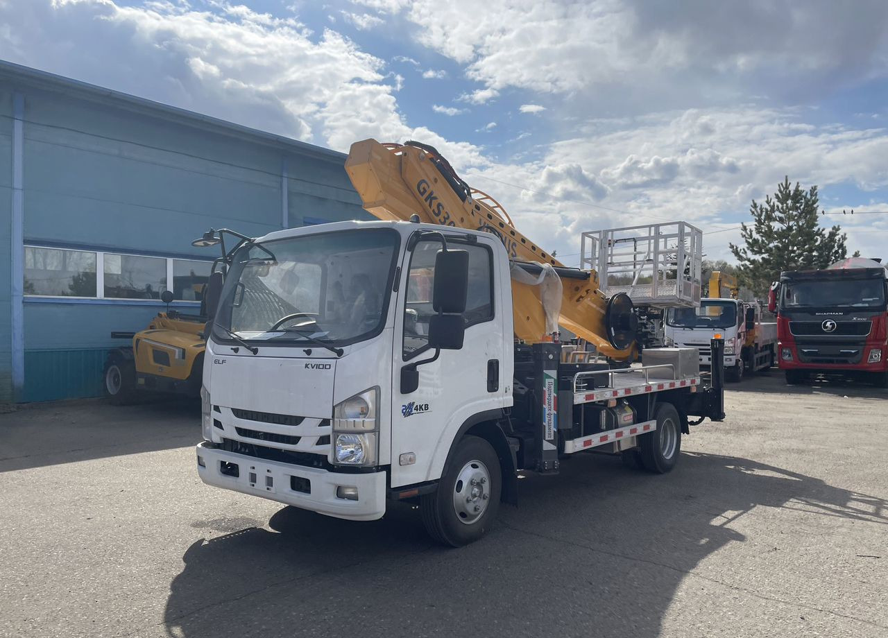 Новый Грузовик с подъемником Isuzu Elf: фото 6 Новый Грузовик с подъемником Isuzu Elf: фото 6