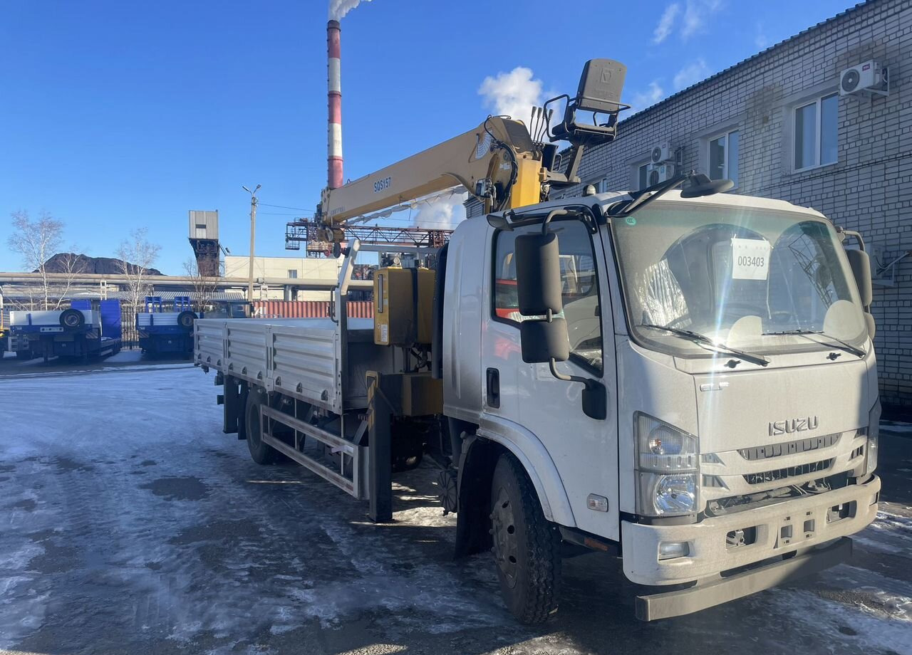 Isuzu Elf - Бортовой грузовик/ Платформа, Автоманипулятор: фото 1 Isuzu Elf - Бортовой грузовик/ Платформа, Автоманипулятор: фото 1