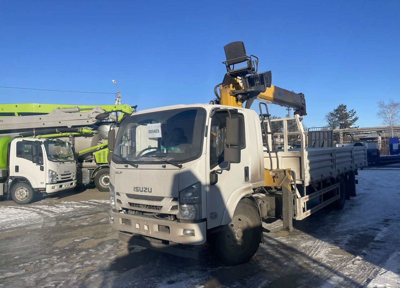 Isuzu Elf - Бортовой грузовик/ Платформа, Автоманипулятор: фото 2 Isuzu Elf - Бортовой грузовик/ Платформа, Автоманипулятор: фото 2