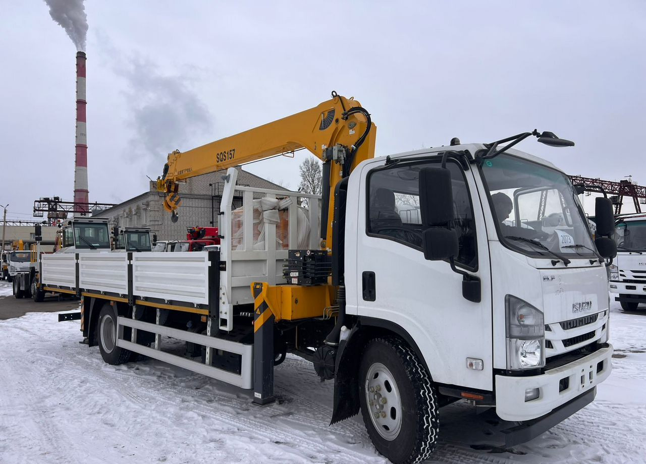 Isuzu Elf - Бортовой грузовик/ Платформа, Автоманипулятор: фото 2 Isuzu Elf - Бортовой грузовик/ Платформа, Автоманипулятор: фото 2