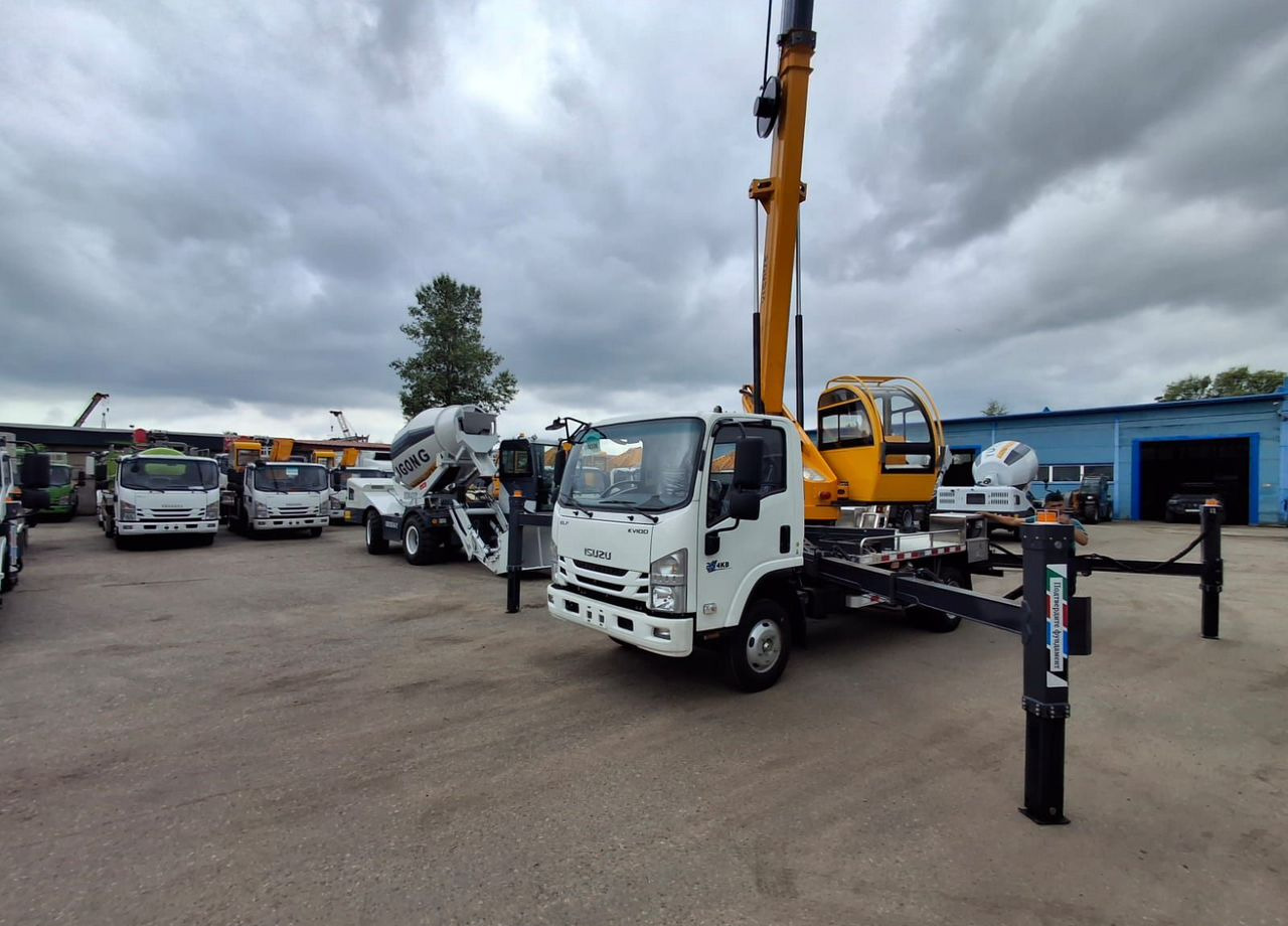Новый Грузовик с подъемником Isuzu Elf: фото 10