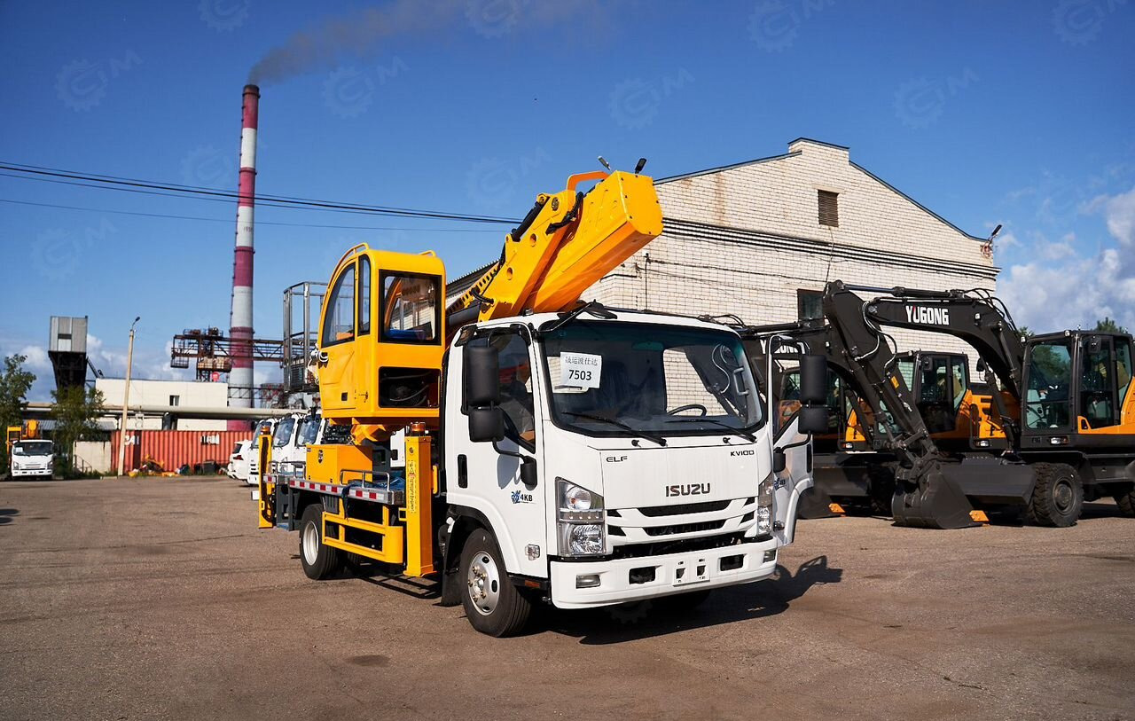 Новый Грузовик с подъемником Isuzu Elf: фото 10
