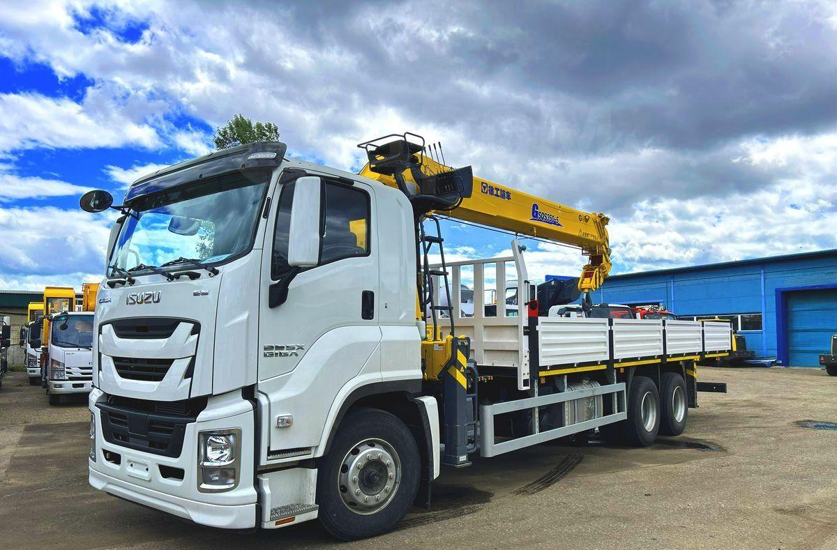 Новый Грузовик бортовой/ Платформа, Автоманипулятор Isuzu Giga: фото 7